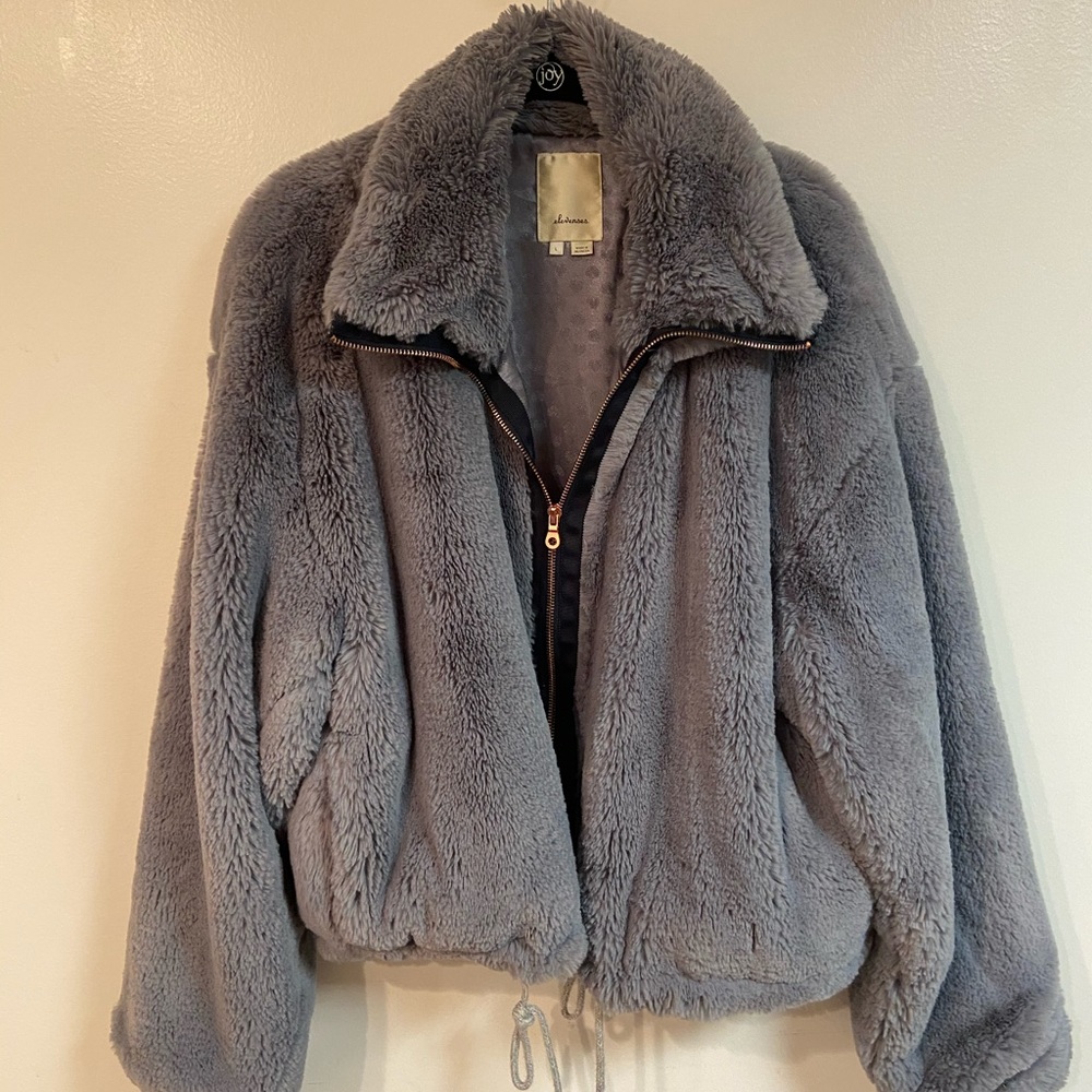 Furry, warm jacket!